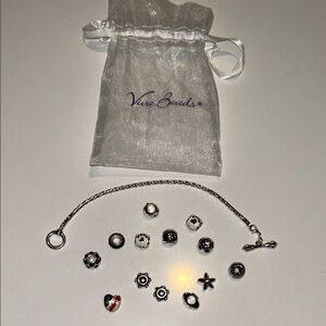 Vera beads and bracelet